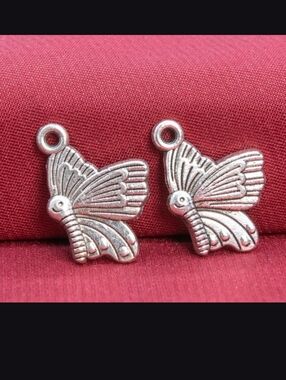 Silver Butterfly Charms - Women Jewelry